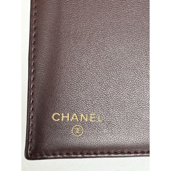 Chanel Large Flap Wallet in Black Diamond Quilted Lambskin w Gold Hardware B-9 - Picture 10 of 13